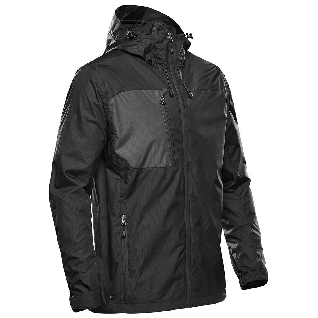 Mens Olympia Soft Shell Jacket (Black) 3/3