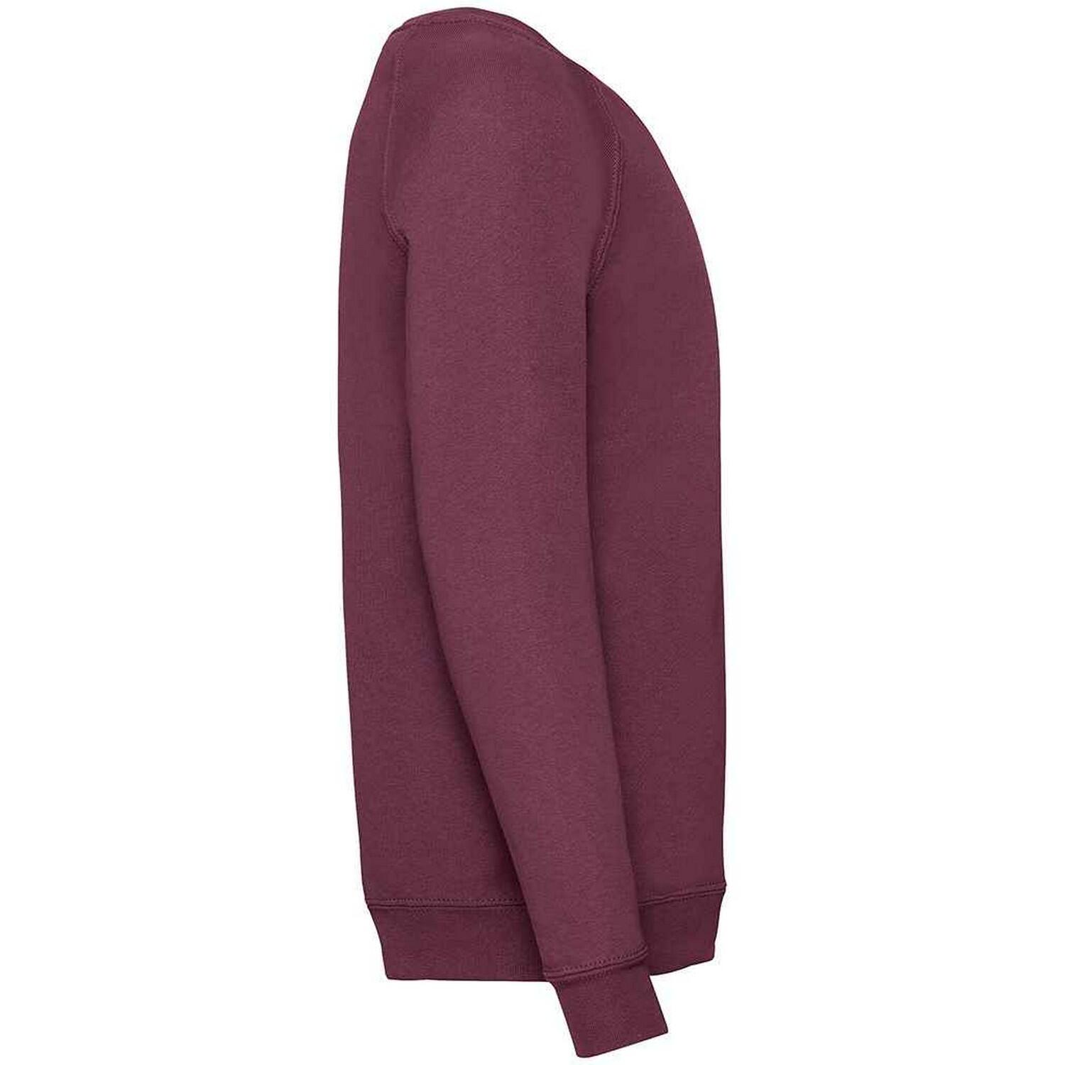 Felpa Classico Raglan Bambini Fruit Of The Loom Borgogna 2/2