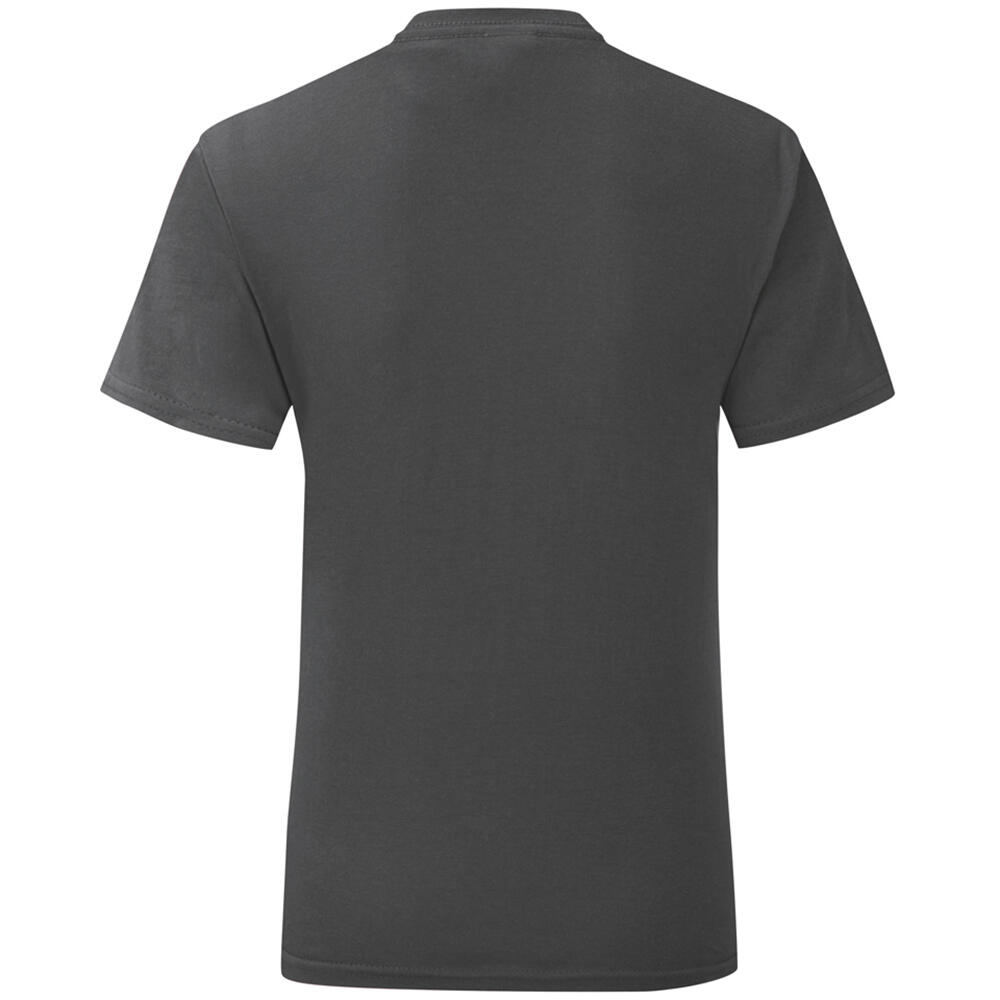 Tshirt Uni Et Cintré Manches Courtes ICONIC Homme (Anthracite) 2/3