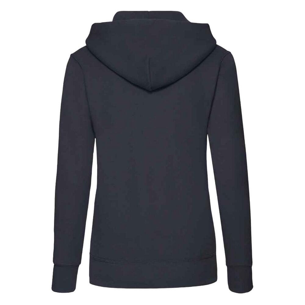 Classic Lady Fit Hooded Sweatshirt (Deep Navy) 2/3