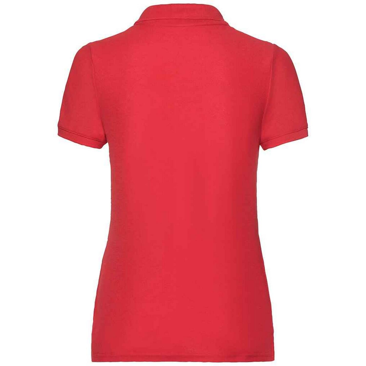 Poloshirt Lady Fit Piqué Damen Rot 2/3