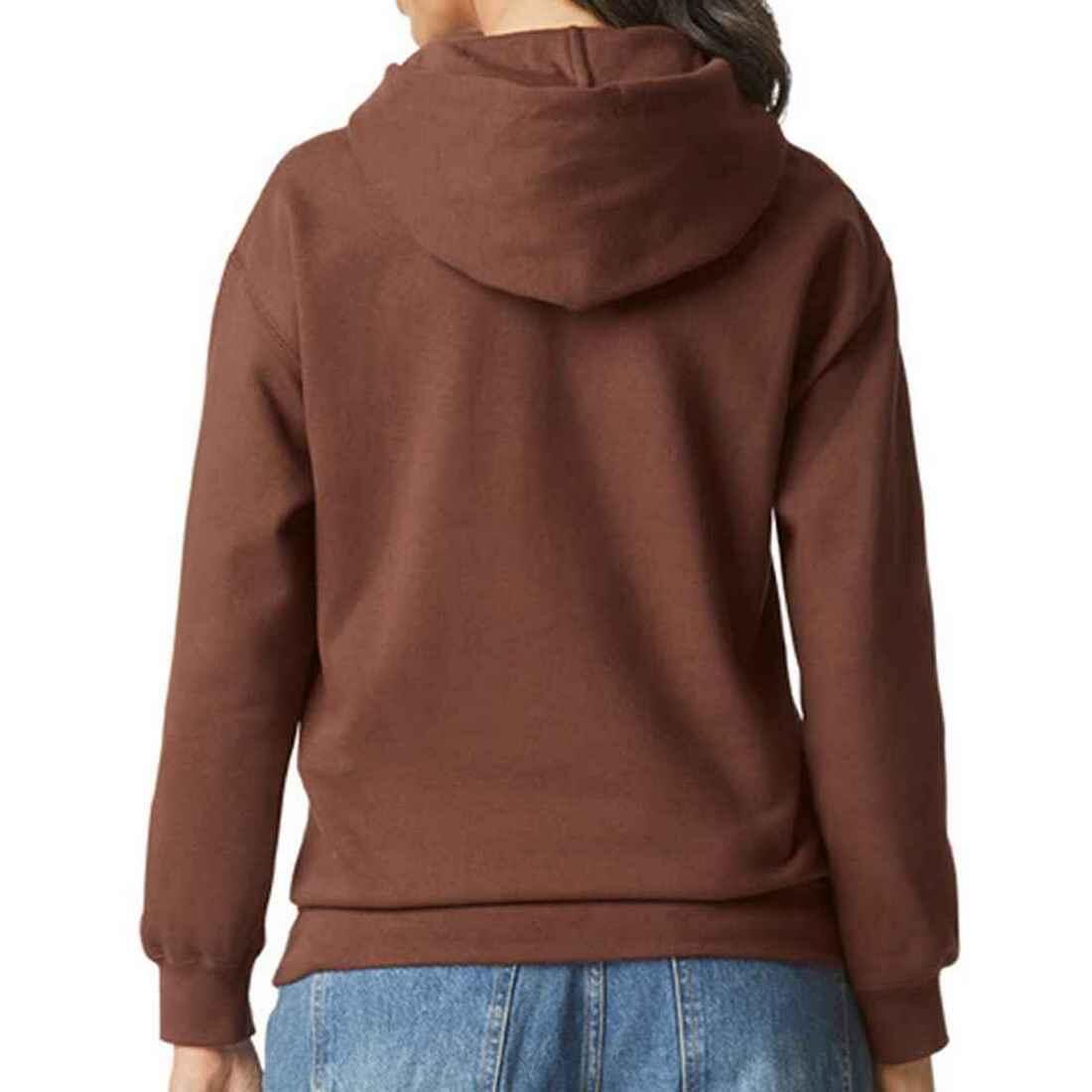 Felpa Con Cappuccio Uomo Gildan Softstyle Cacao 2/3
