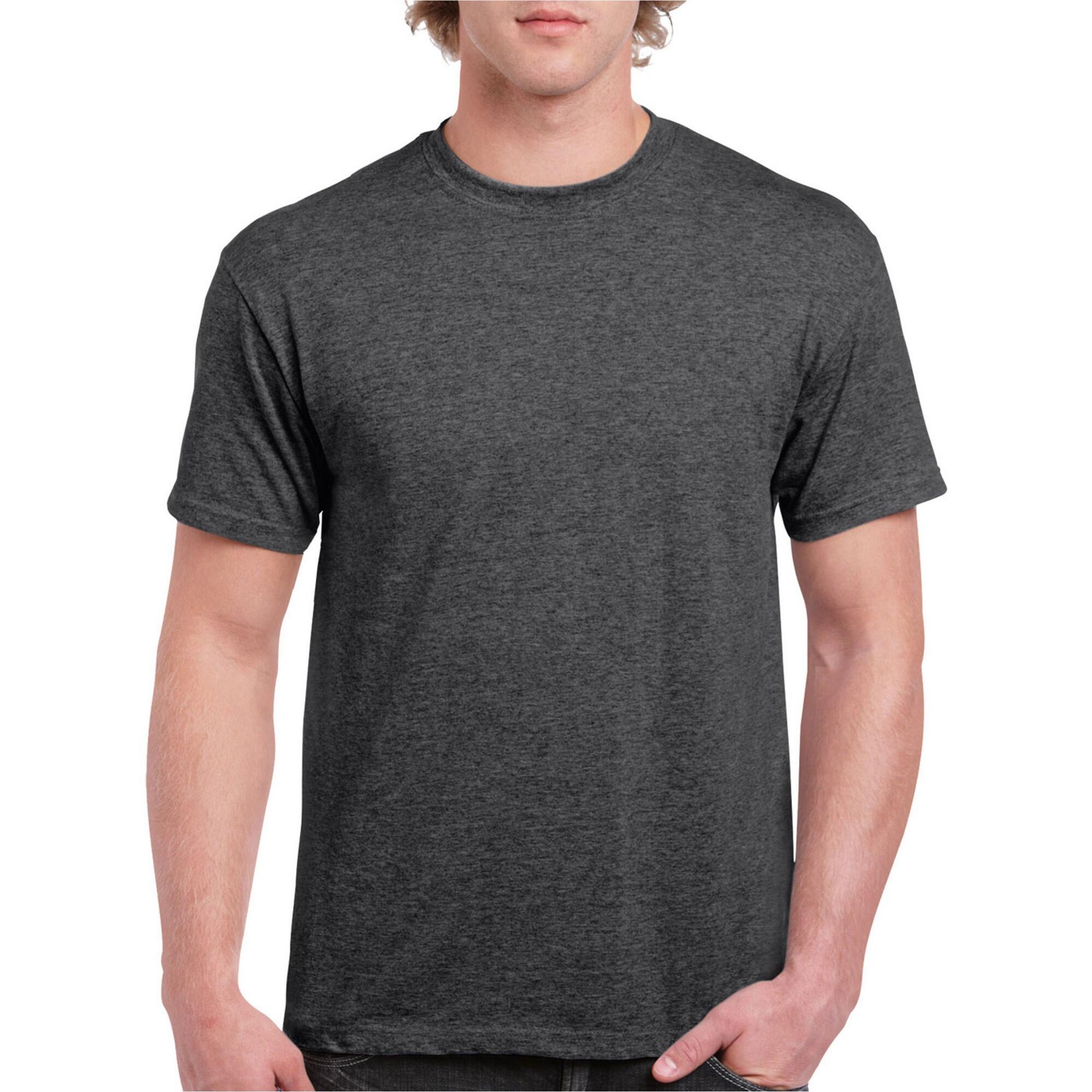 Unisex Adult Heather TShirt (Dark Heather) | Decathlon