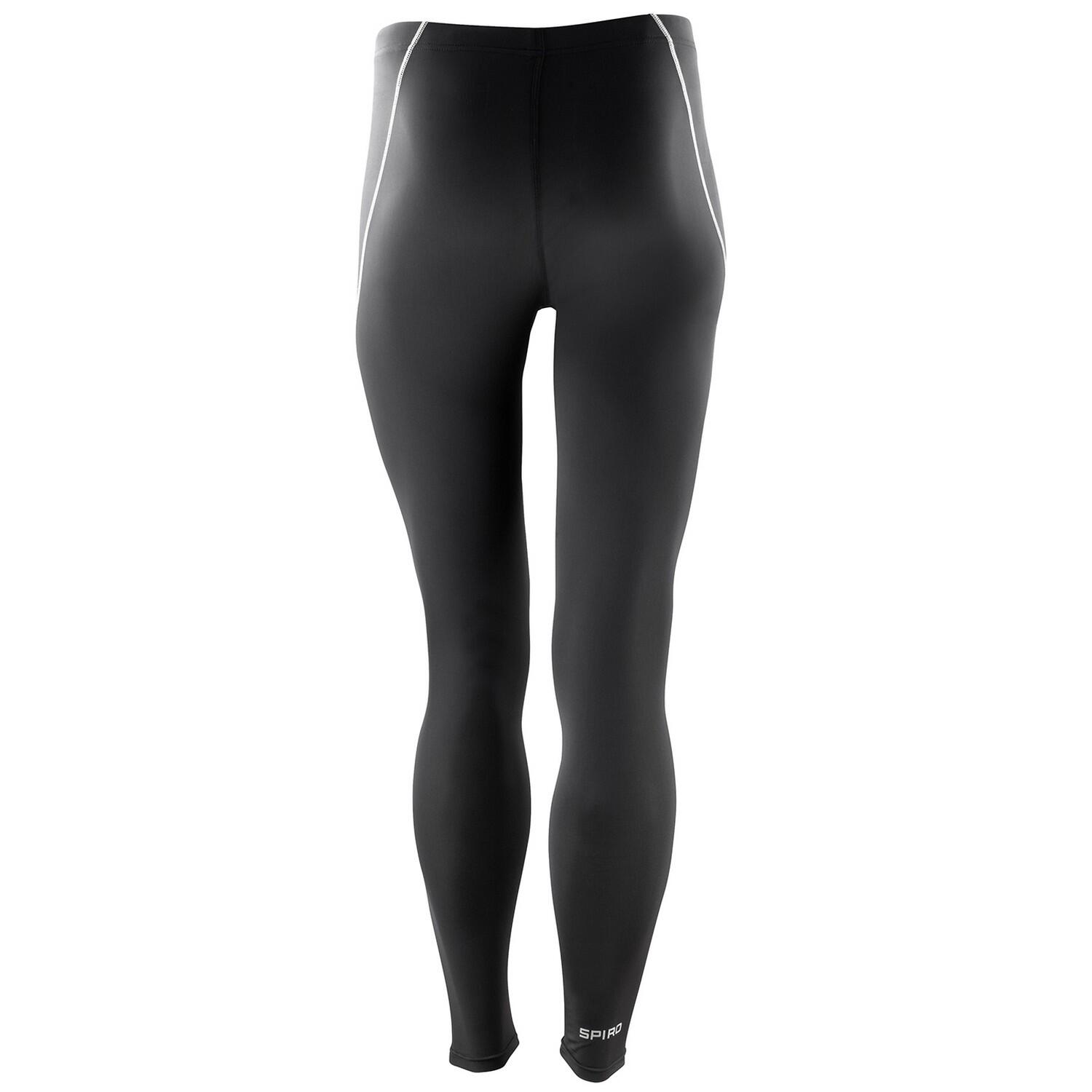 Mens Bodyfit Base Layer Leggings (Black) 2/3