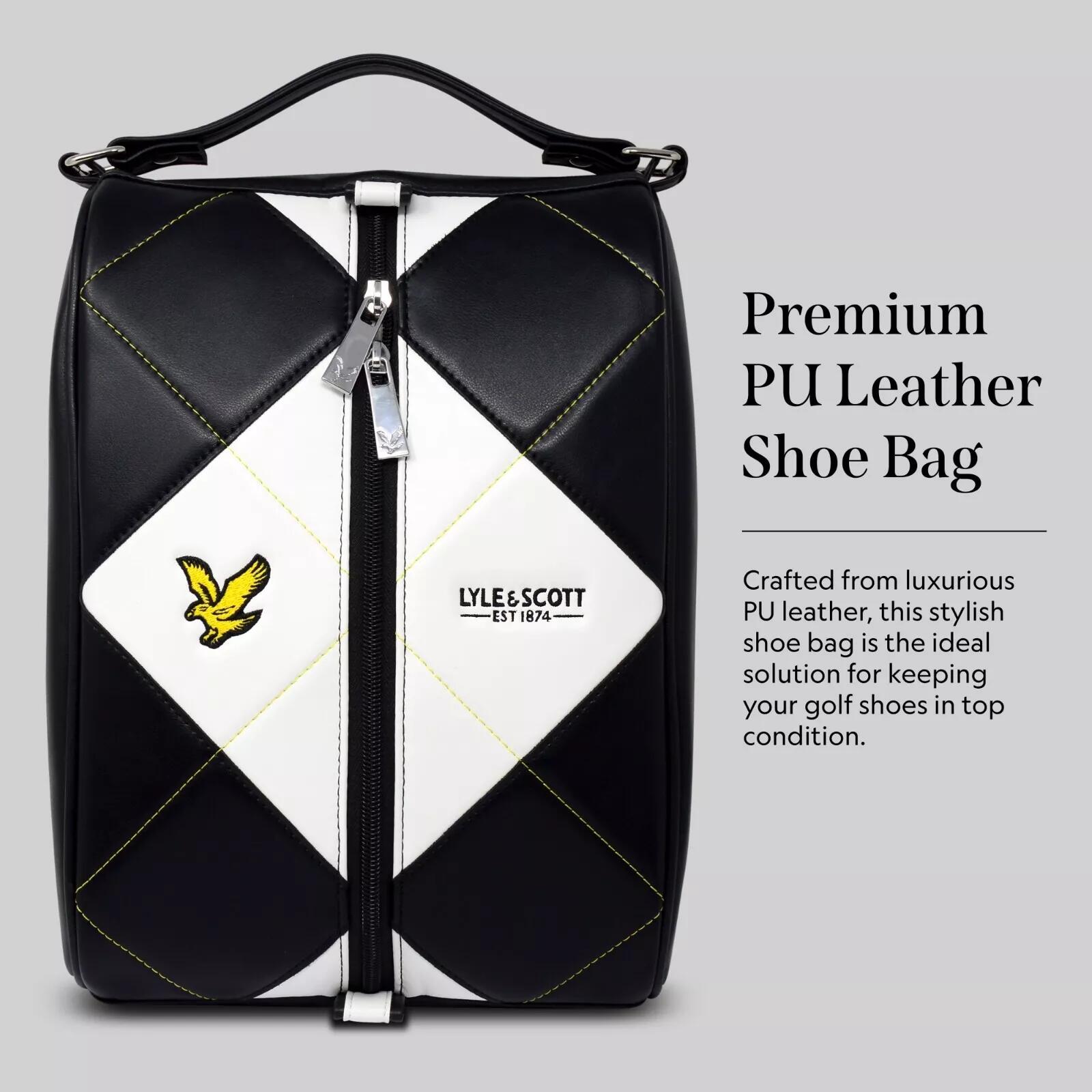 Argyle Golf Shoe Bag 2/6