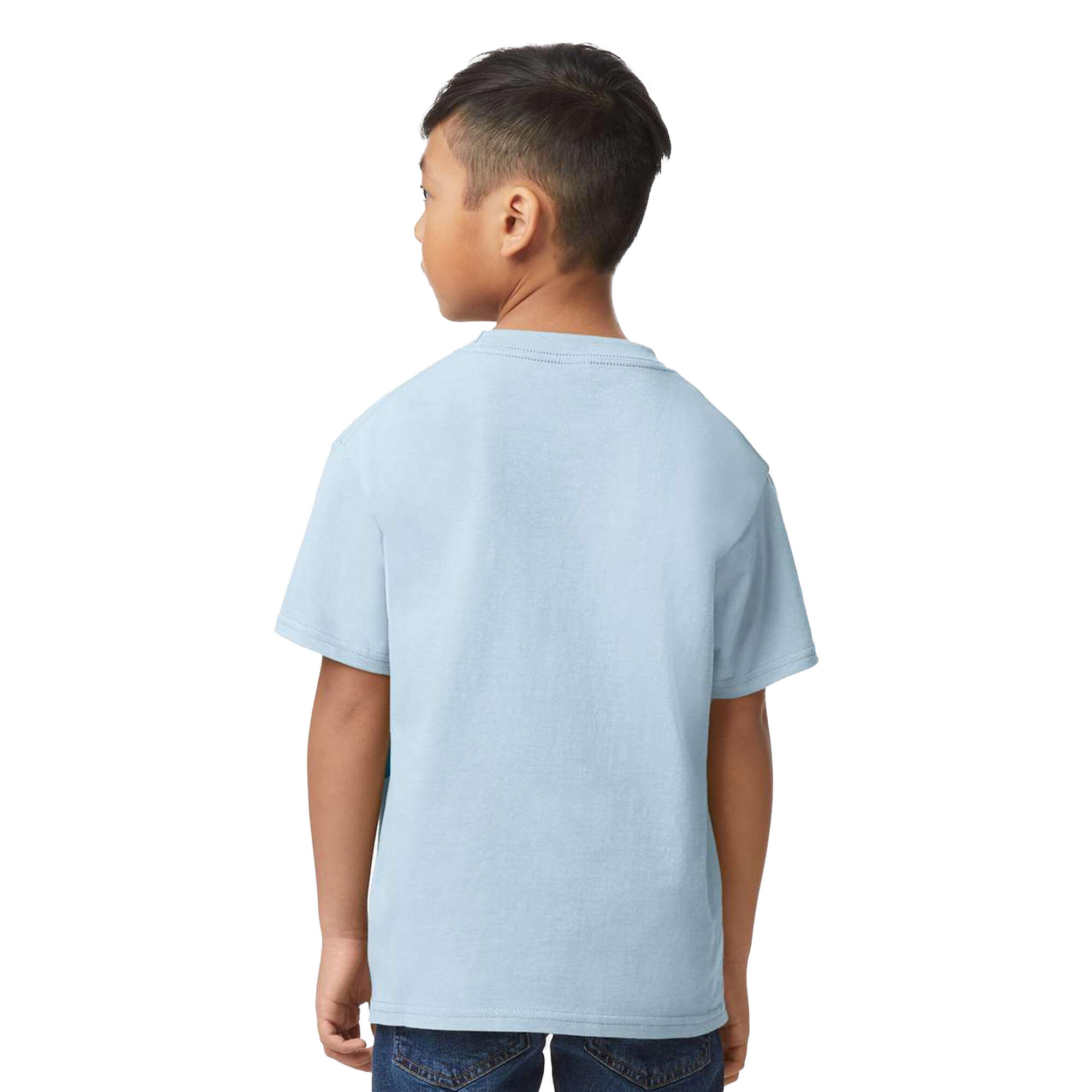 TShirt Weiche Haptik für Kinder Hellblau 2/3