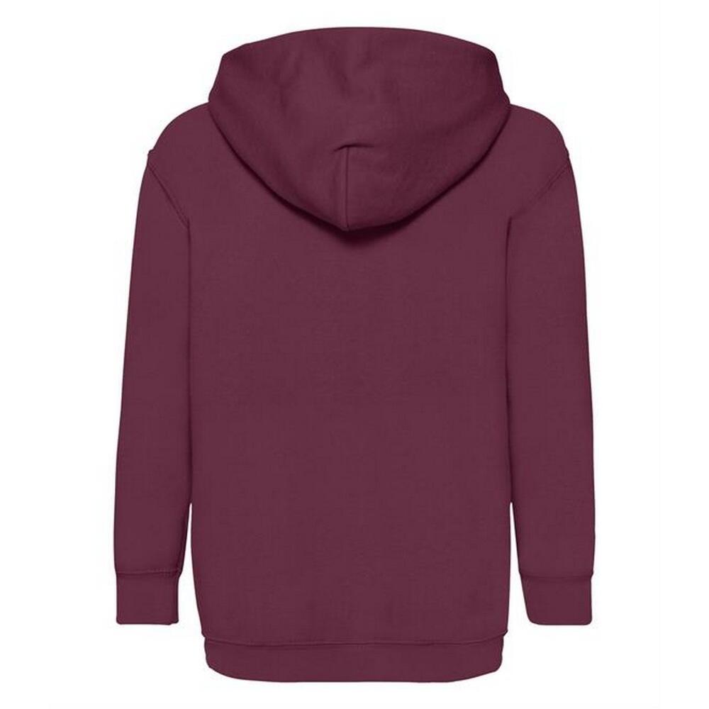 ältere Kapuzen Pullover Klassik 8020 Kinder Burgunder 2/3