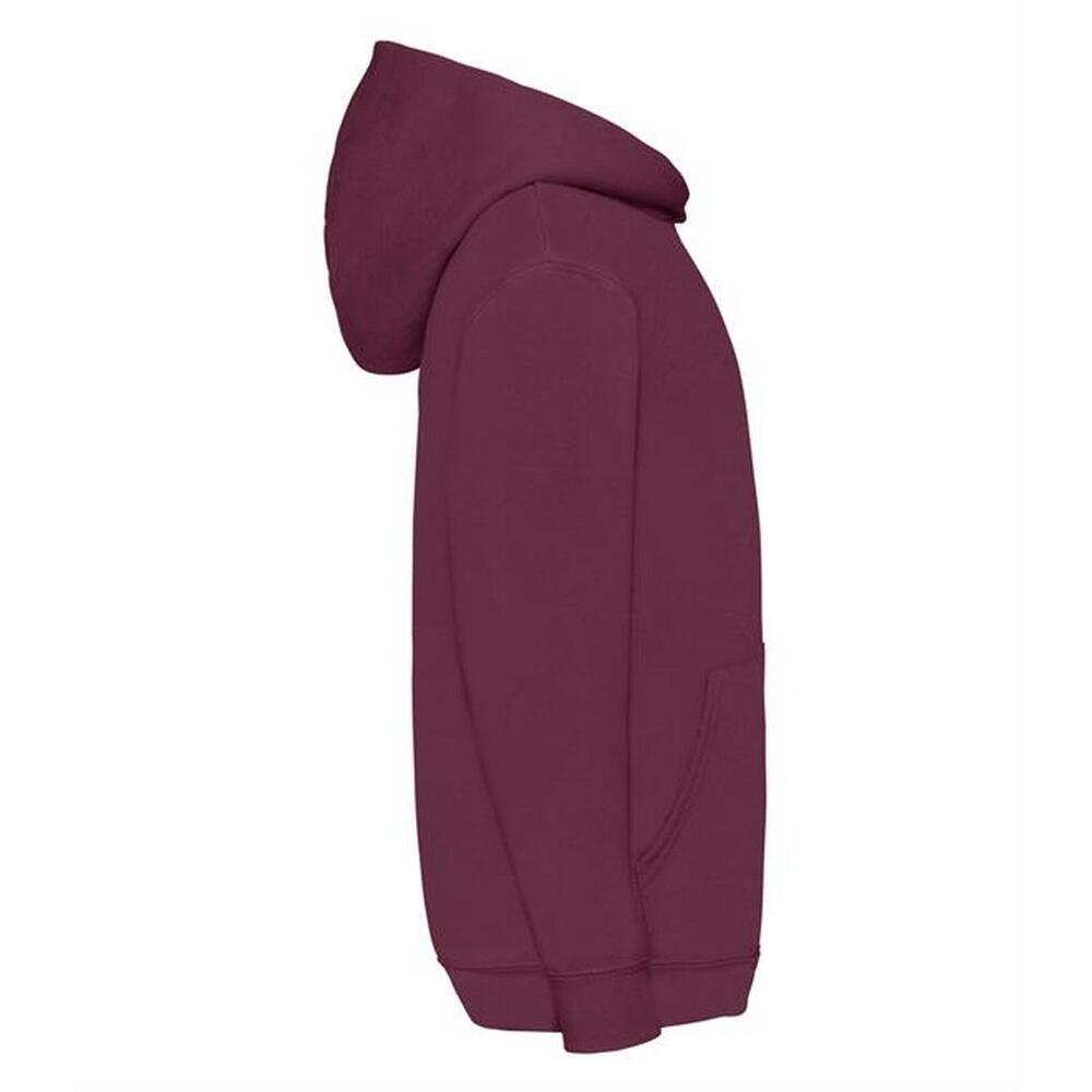 ältere Kapuzen Pullover Klassik 8020 Kinder Burgunder 3/3