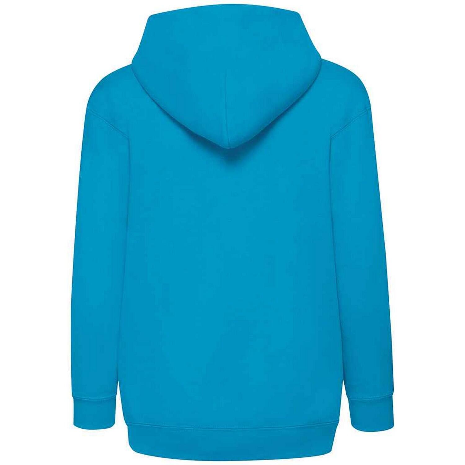 Sweatshirt, mit Kapuze für Kinder Azurblau 2/3