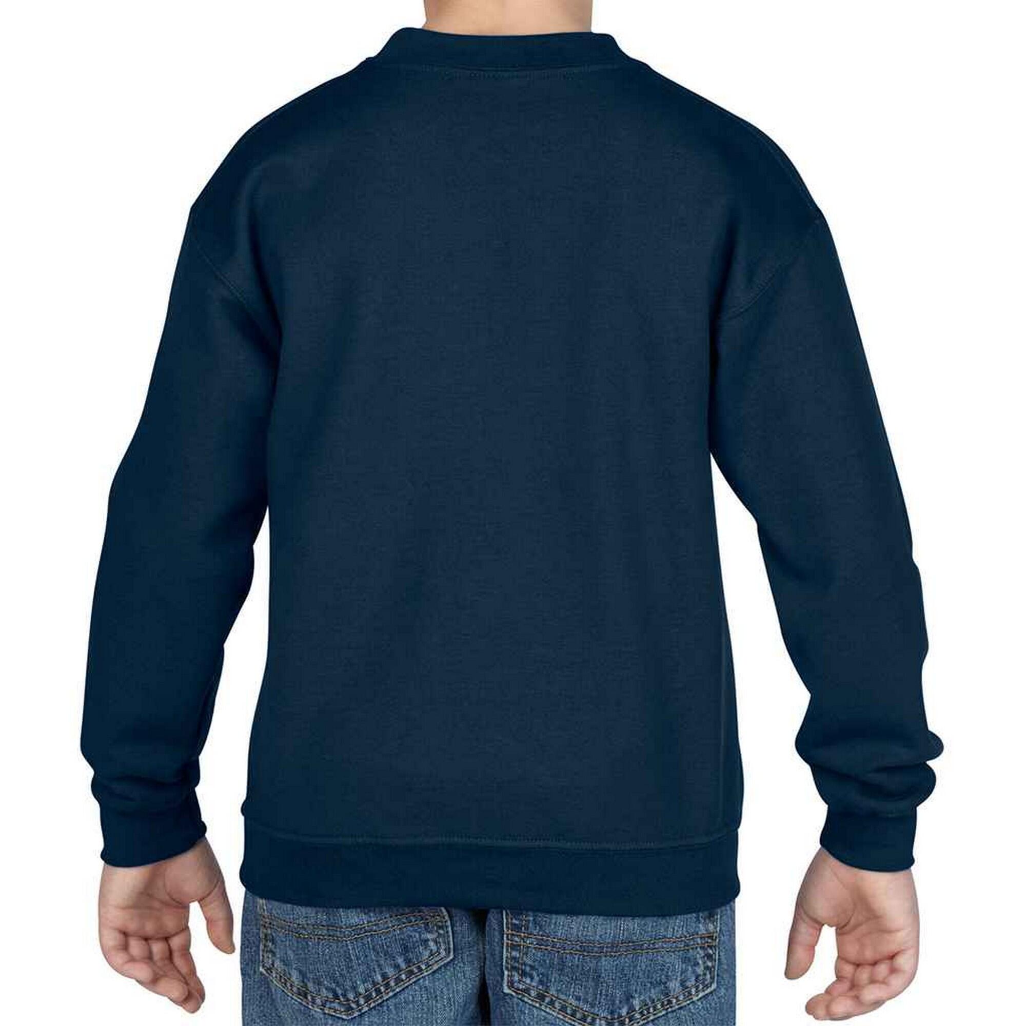 Felpa Spalla Cadente Bambini Gildan Blu Navy 2/2