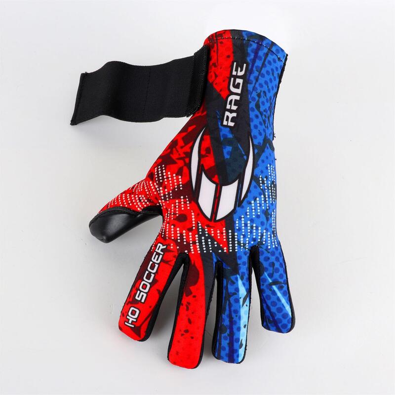 Voetbalkeeperhandschoenen Rage Plus Electric Red Blue