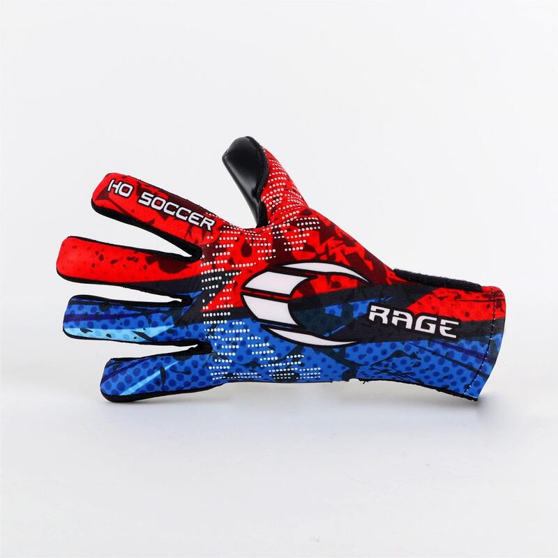 Voetbalkeeperhandschoenen Rage Plus Electric Red Blue
