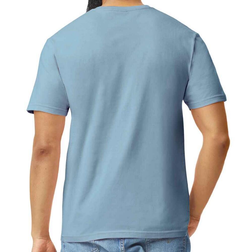 Maglietta A Maniche Corte Uomo Gildan Soft Style Stone Blue 2/2