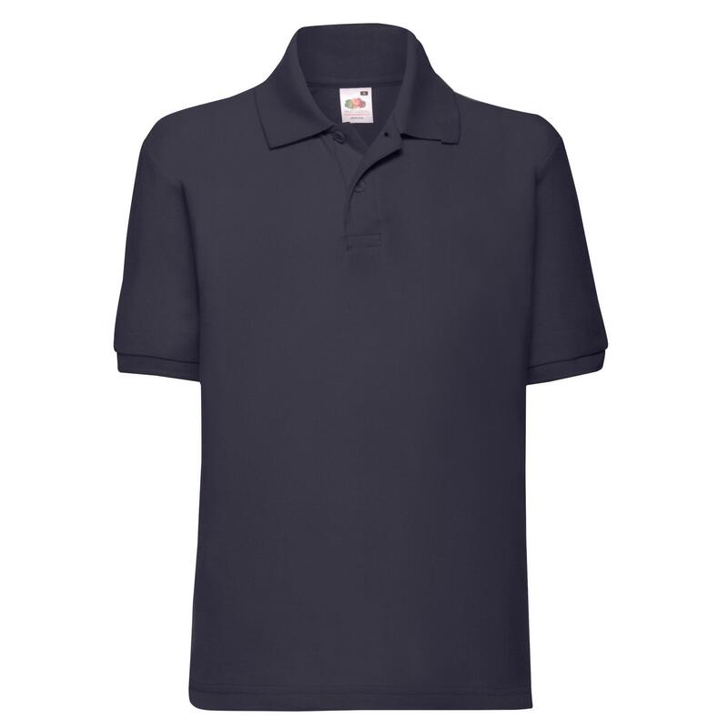"6535" Poloshirt für Kinder Dunkles Marineblau