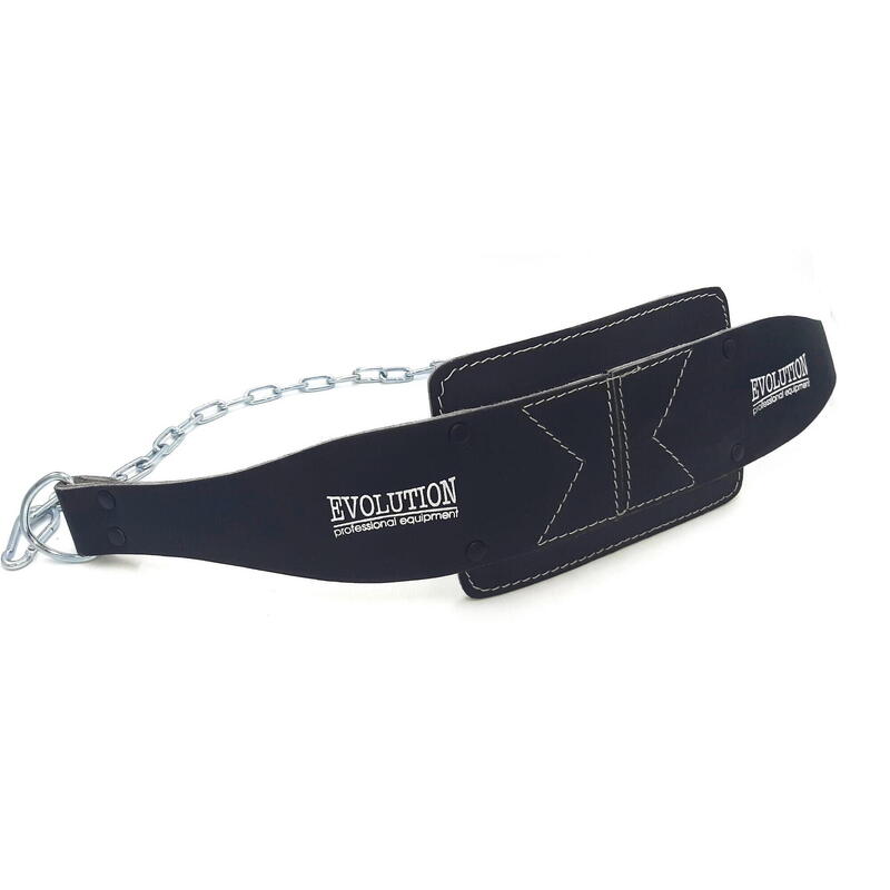 Pas obciążeniowy kulturystyczny skórzany Dip Belt Classic Evolution