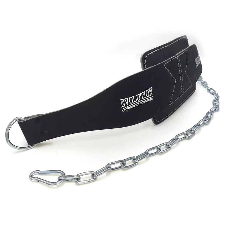 Pas obciążeniowy kulturystyczny skórzany Dip Belt Classic Evolution