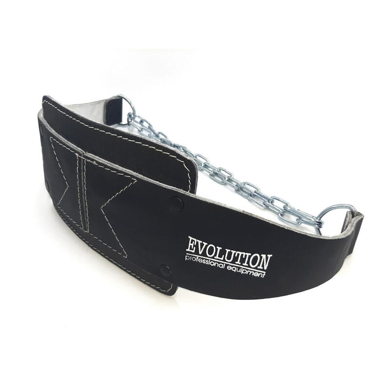 Pas obciążeniowy kulturystyczny skórzany Dip Belt Classic Evolution