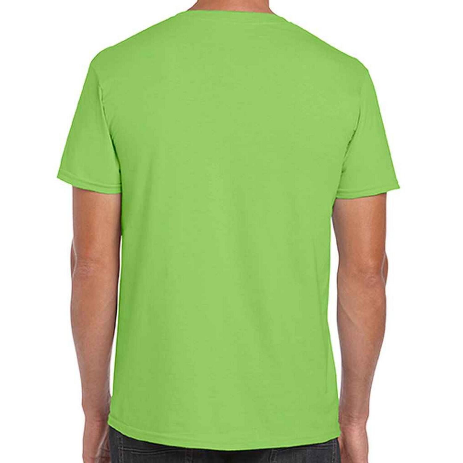 Mens SoftStyle Ringspun TShirt (Lime Green) 2/2