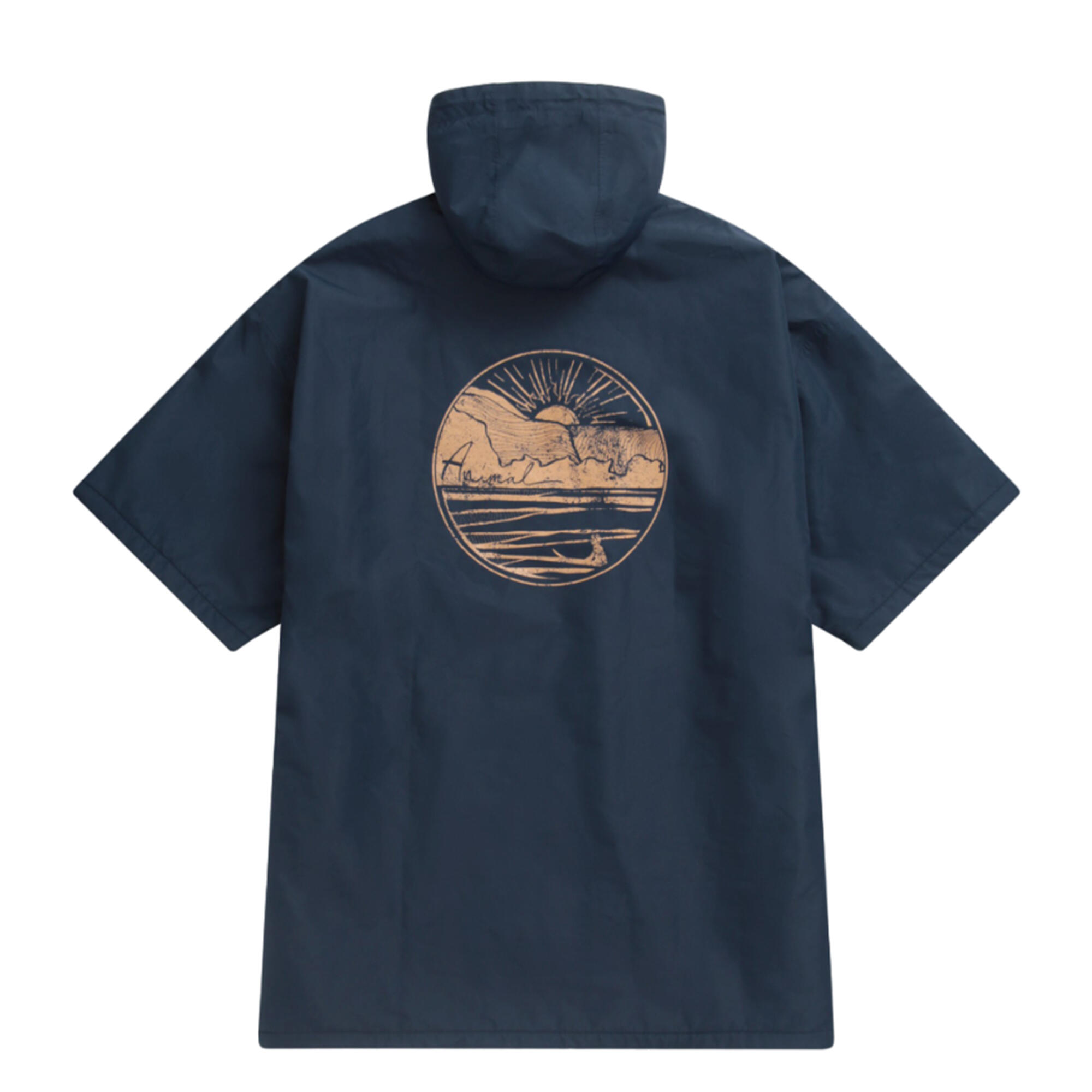 Womens/Ladies Misty Fleece Lined Recycled Parka (Navy) 2/2