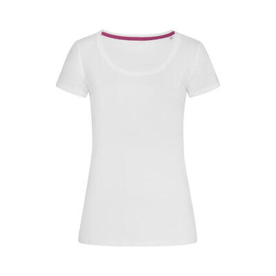 Maglietta Girocollo Donna Stedman Megan Bianco