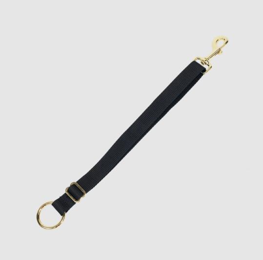 Lanièrs d'attache nylon mousqueton et anneau long Kentucky 3/7