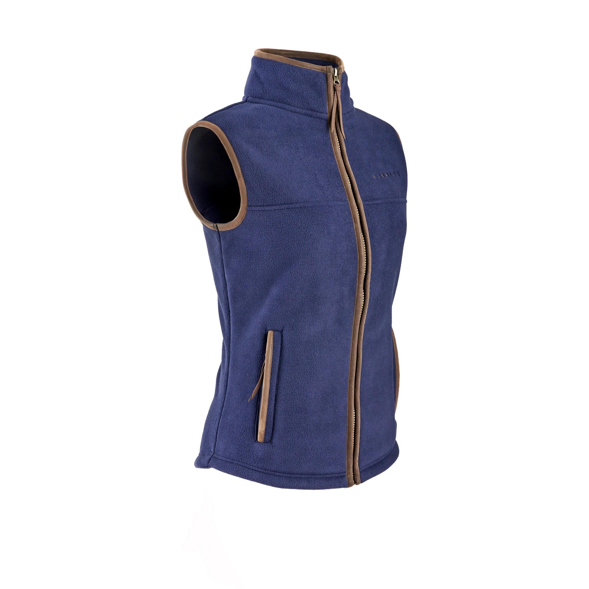 Childrens/Kids Core Logo Fleece Gilet (Navy) 4/4