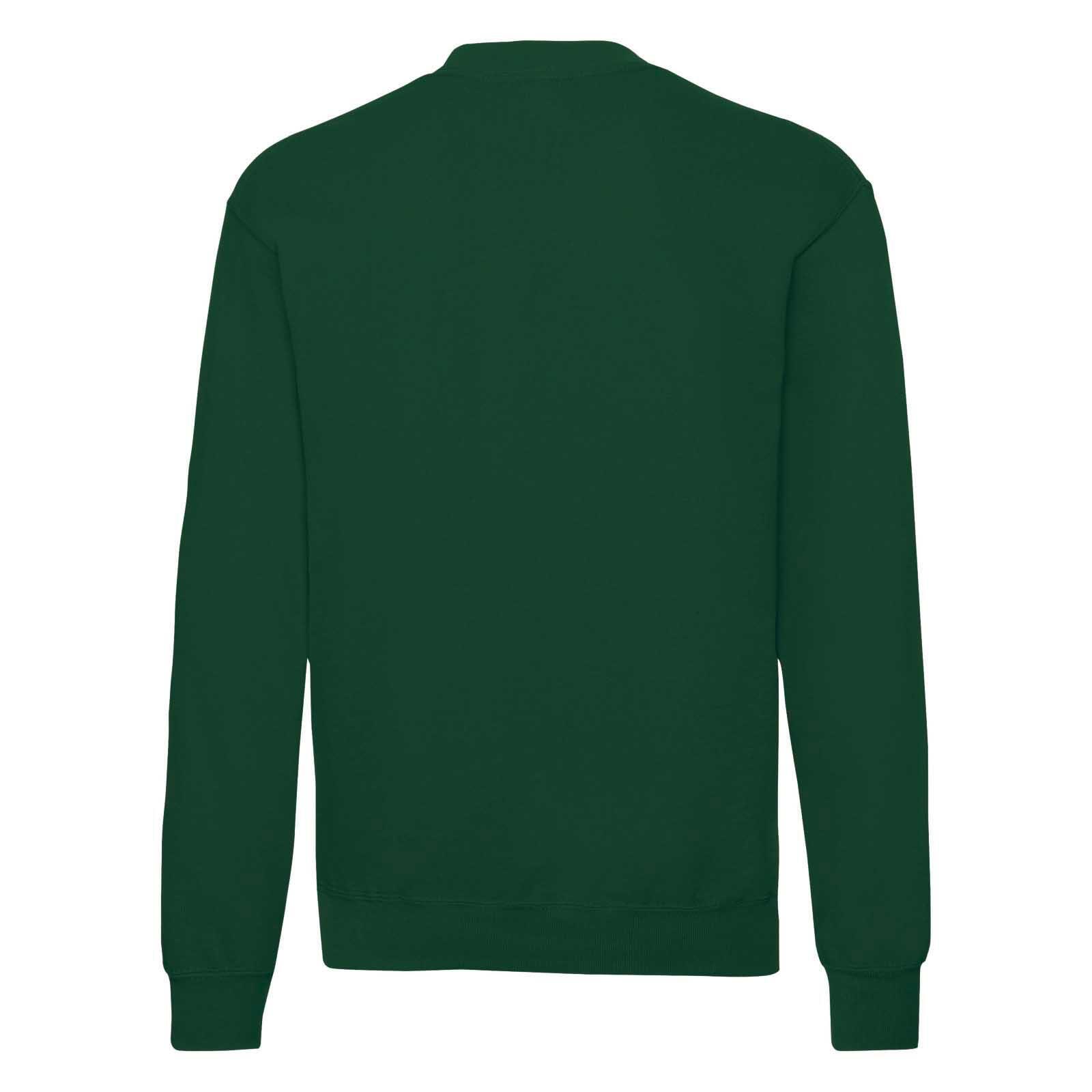 Mens Classic 80/20 Setin Sweatshirt (Bottle Green) 2/3
