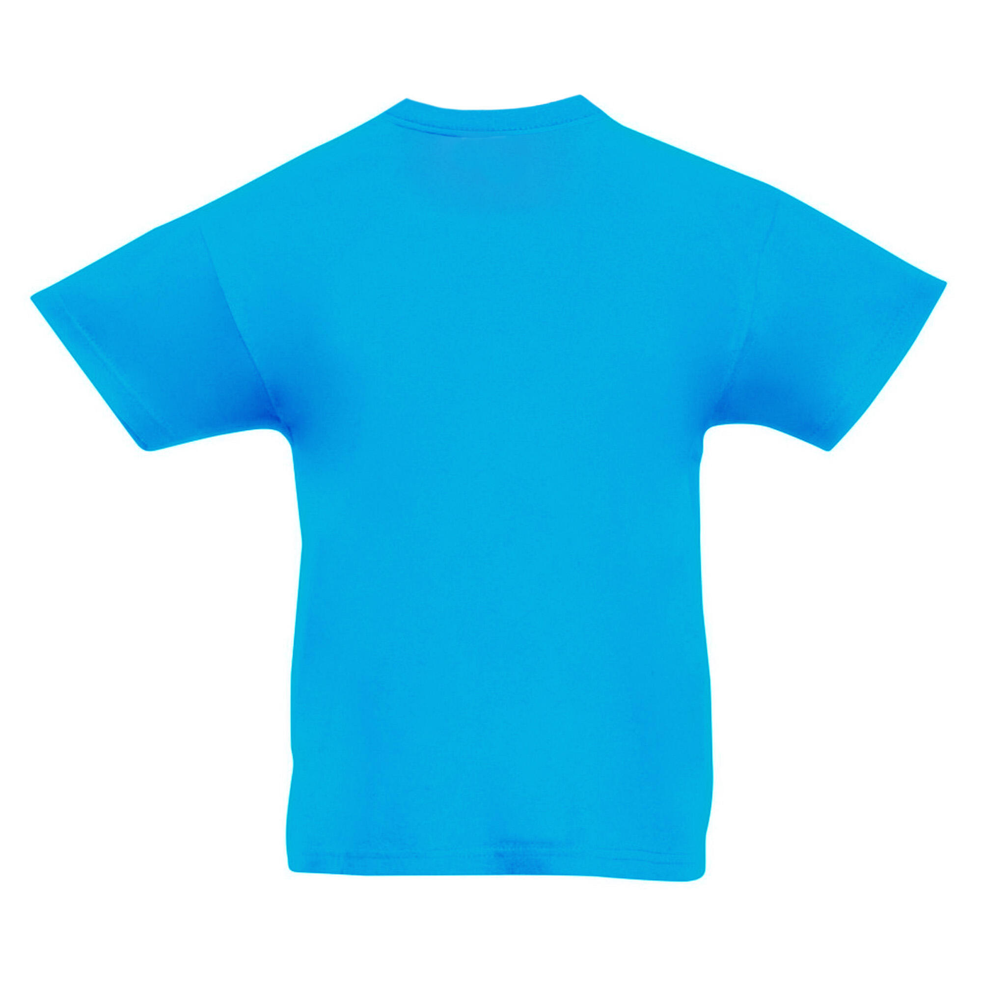 Childrens/Teens Original Short Sleeve TShirt (Azure Blue) 2/2
