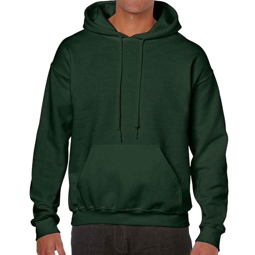 GILDAN Mens Hoodie (Forest Green)