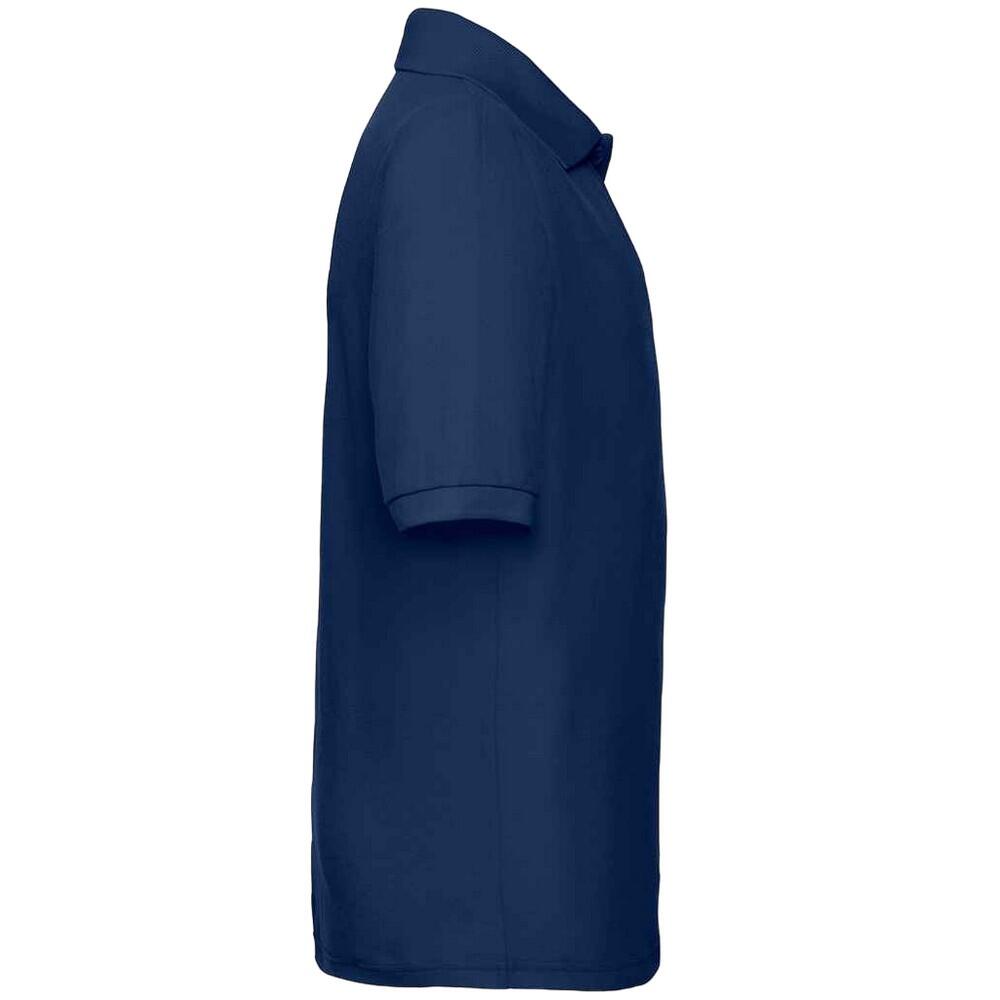 Polo Manches Courtes Unisexe (Bleu Marine) 3/3