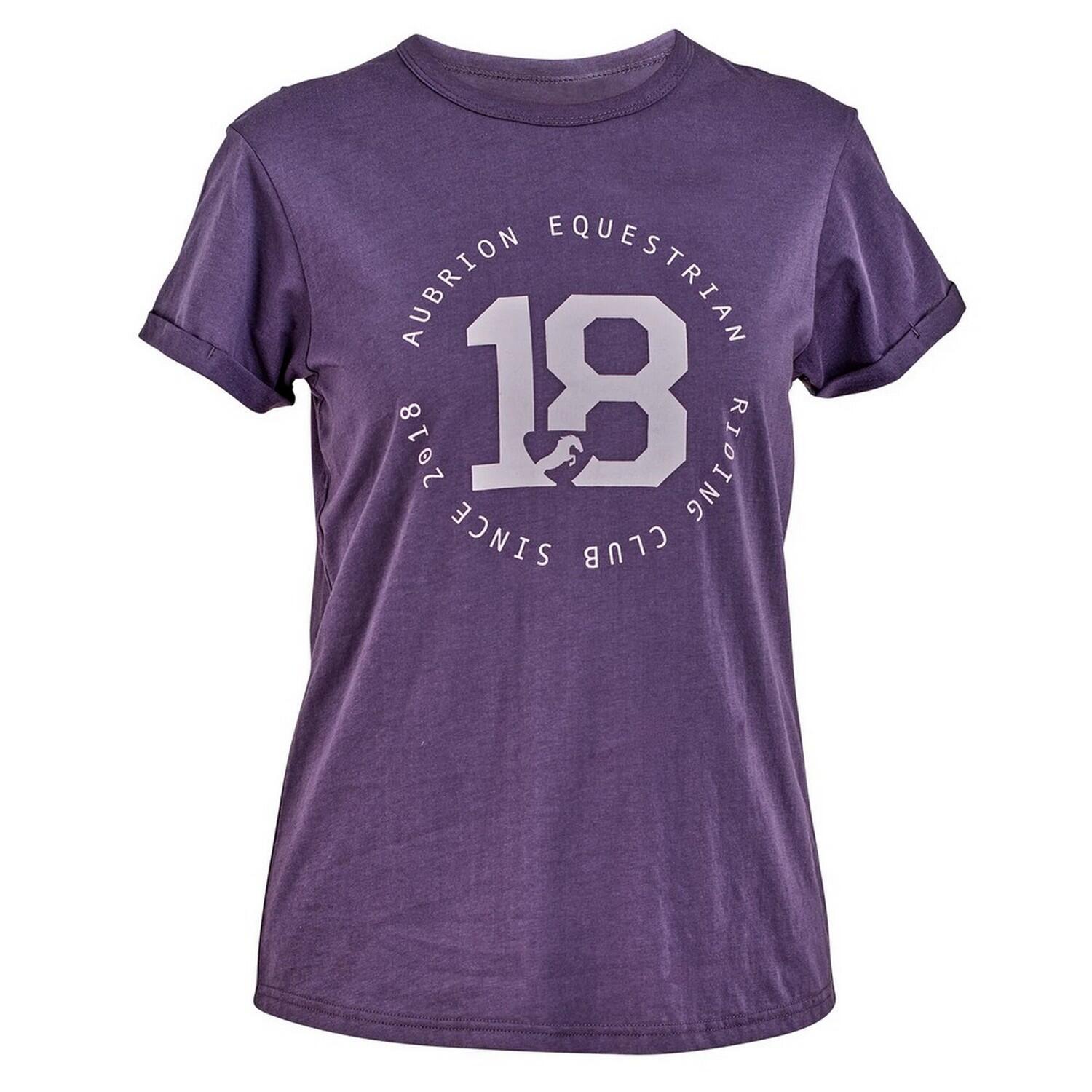 Womens/Ladies Repose TShirt (Purple) 1/2
