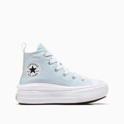 Chaussures pour fille Converse Move haute toile ps Bleu