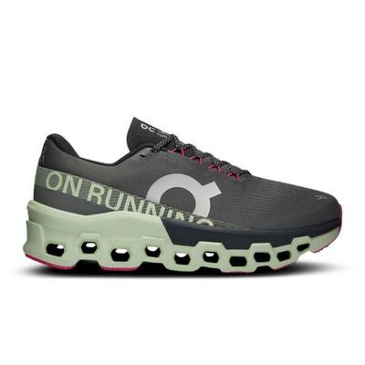 Zapatillas Cloudmonster 2 hombre Asphalt/Lima running Hombre Gris On Running