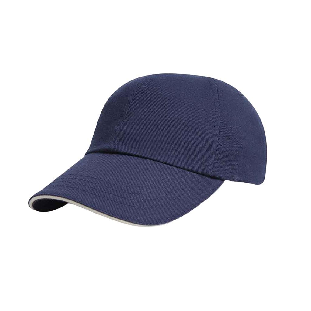 Cappellino Da Baseball Basso Profilo Bambini Result Headwear Blu Navy Bianco 2/2