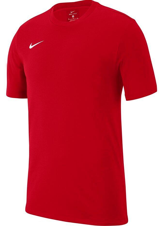 Koszulka dla dzieci Nike Team Club 19 Tee Junior czerwona AJ1548 657 1/2