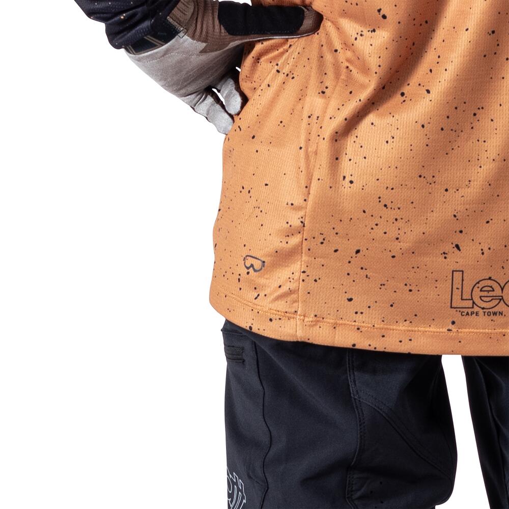 Camiseta MTB Enduro 4.0 elástica de manga larga marrón para hombre 6/7
