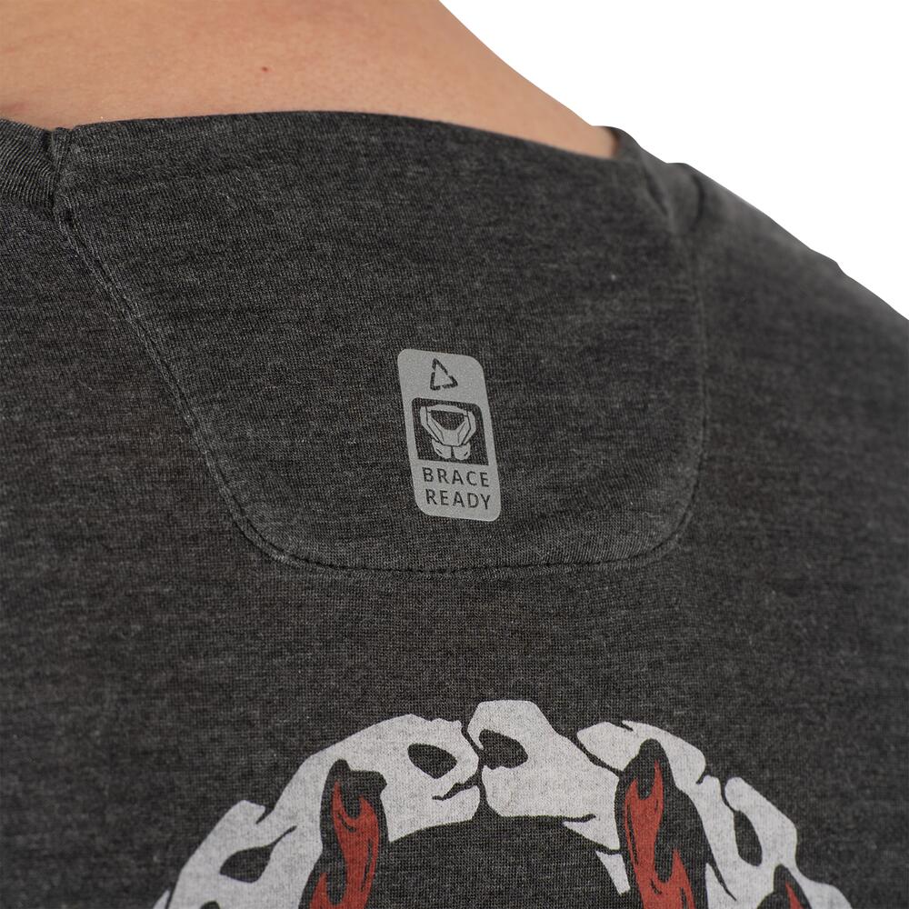 MTB-shirt Gravity 1.0, elastisch en van Tencel-stof, zwart, heren 6/7