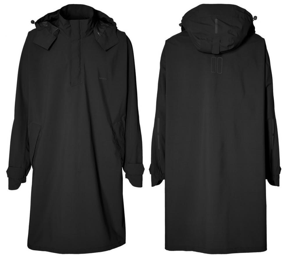 Mosse, poncho da pioggia per bicicletta, nero 3/3