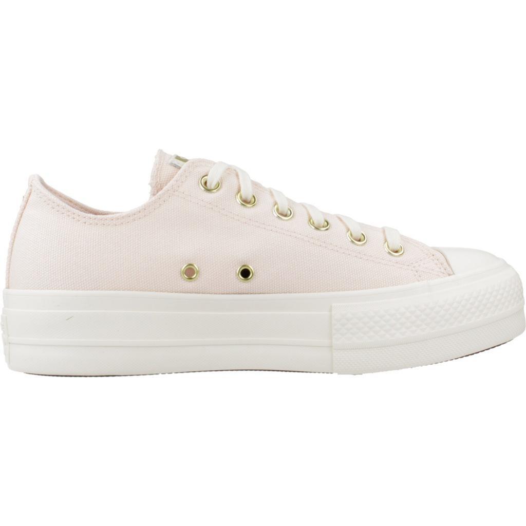 Baskets Converse Modèle Chuck Taylor All Star Lift Couleur Rose 4/5