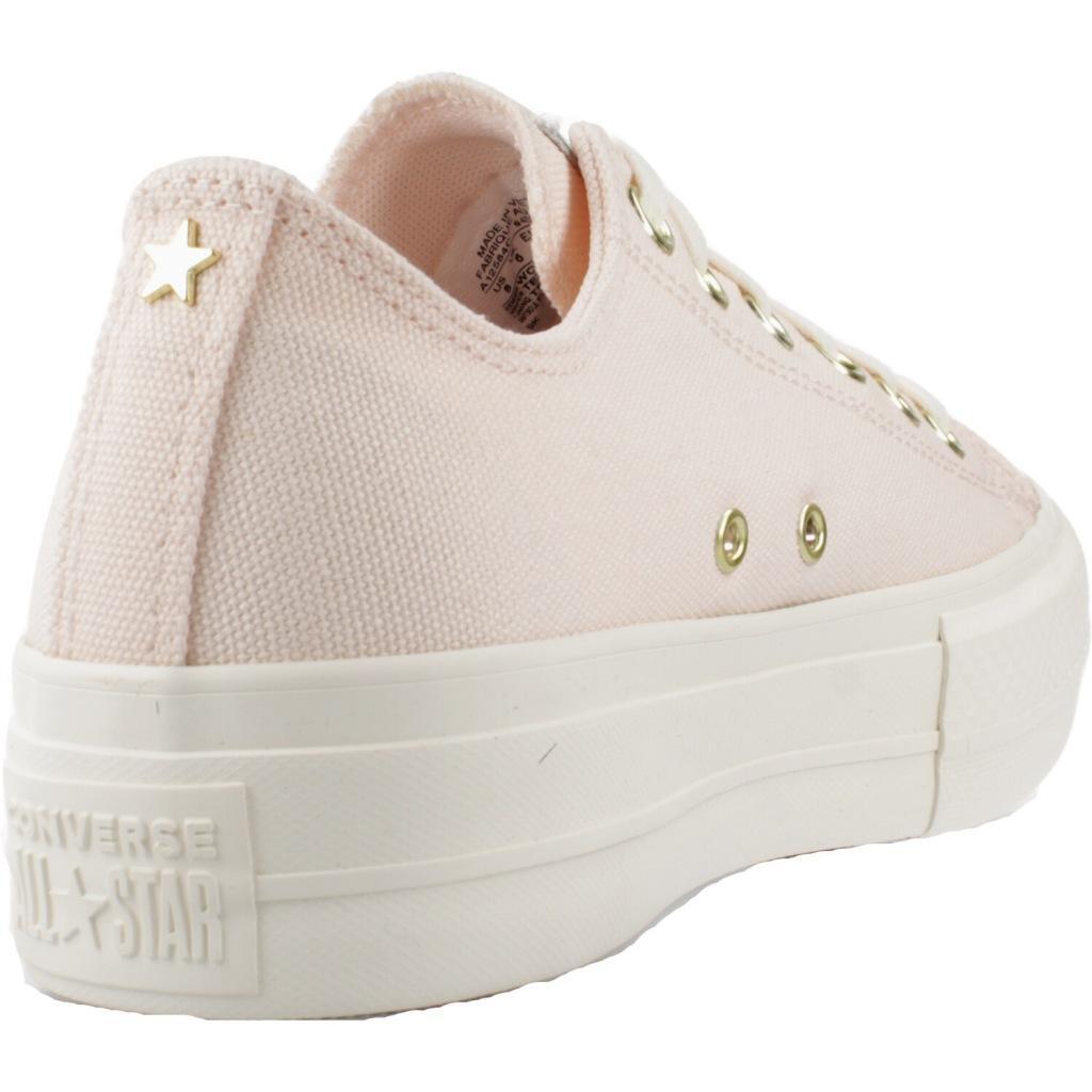 Baskets Converse Modèle Chuck Taylor All Star Lift Couleur Rose 3/5
