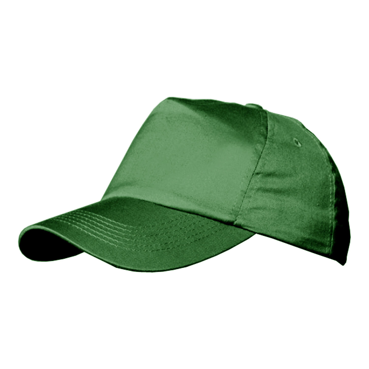 Unisex Plain Baseball Cap (Bottle Green) 2/3