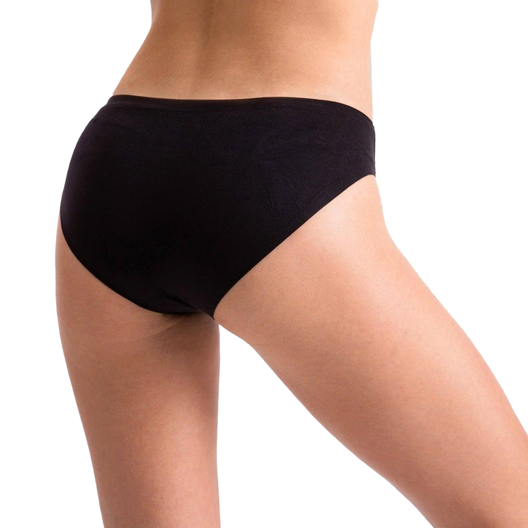 Culotte Invisible Taille Haute Pour Femme (Noir) 2/3