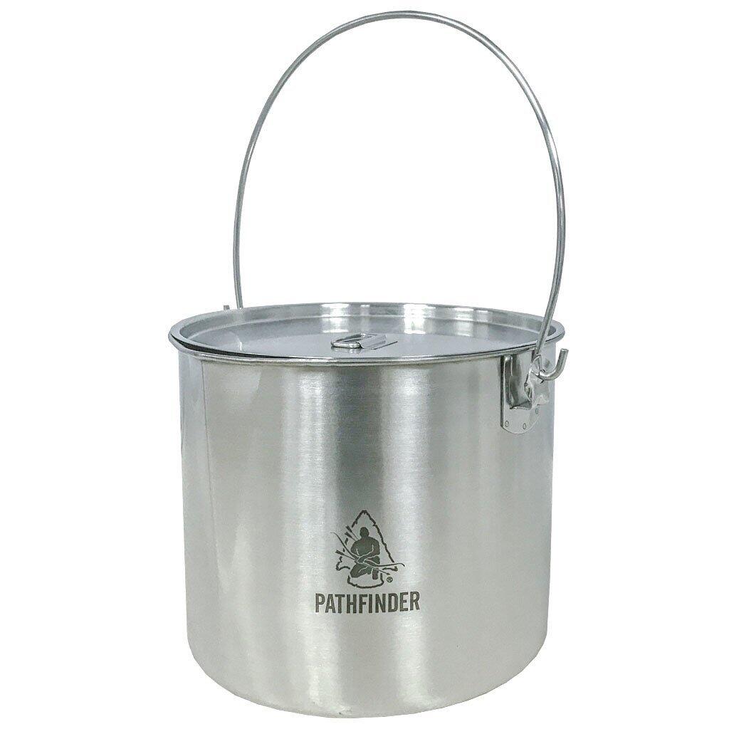 PATHFINDER Pathfinder Edelstahl-Bushpot mit Deckel (3,5 L)