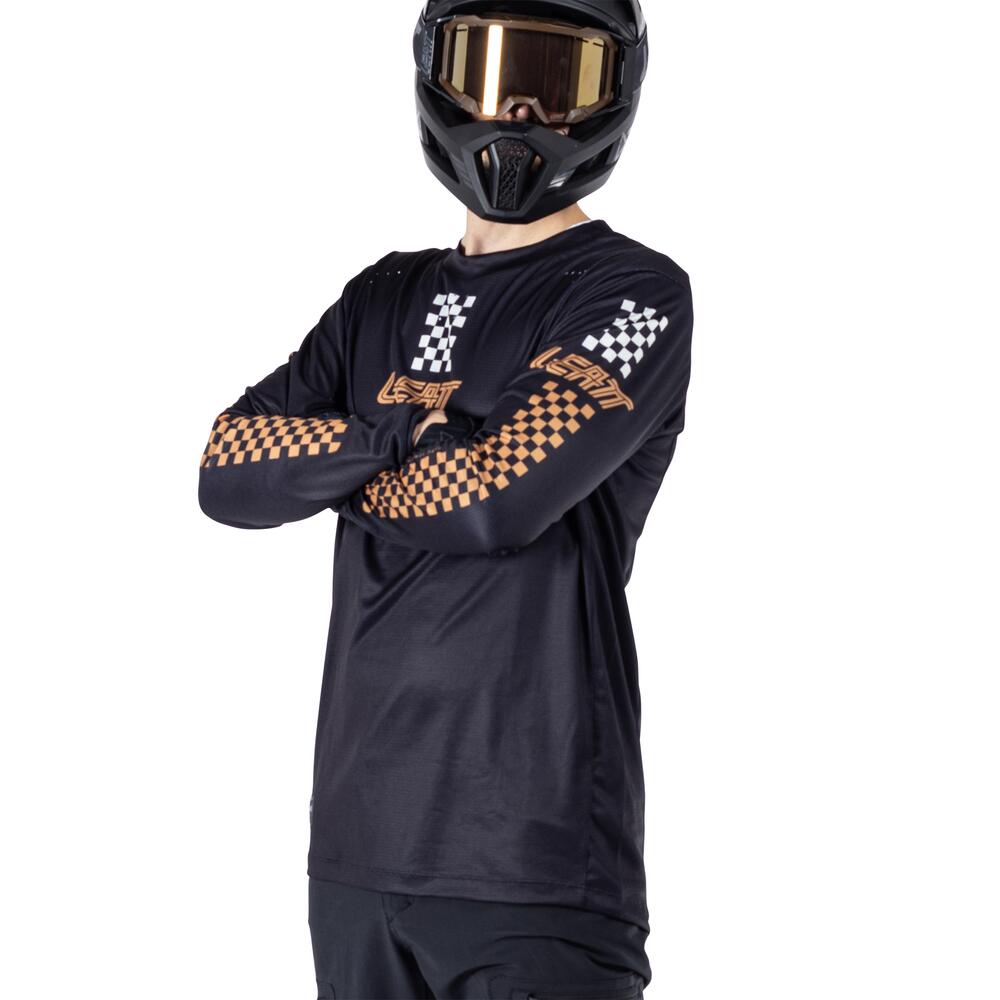 Maglia MTB Enduro 4.0 elastica a maniche lunghe Nero Uomo 5/7