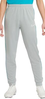 Nike academy broek kind, grijs met witte strepen
