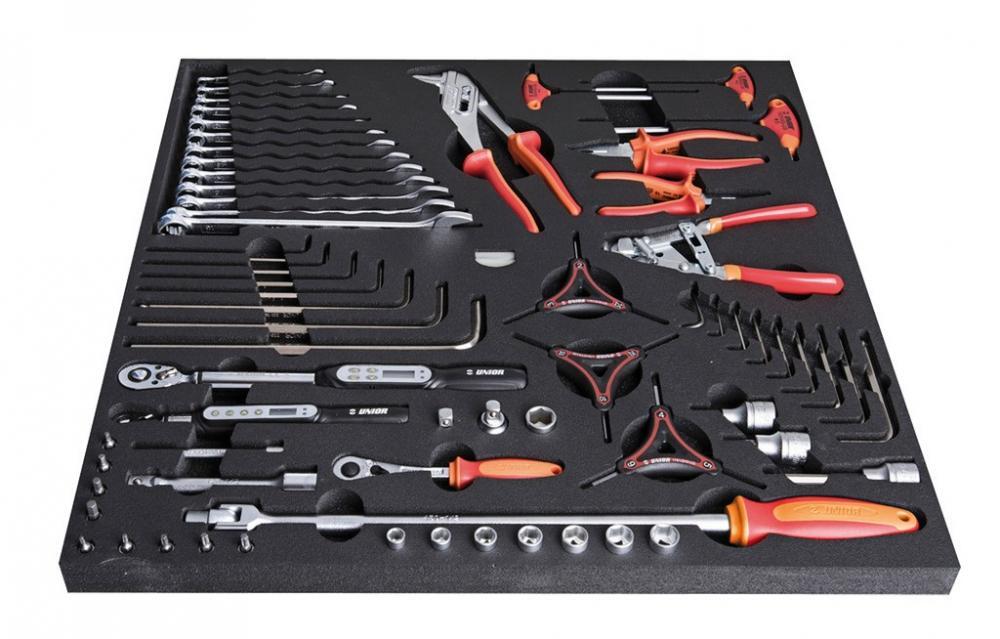 Set sos poignée en t, clé torx, pince - red - 560 x 570 x 40 mm / 68 pcs - 6 kg 3/3