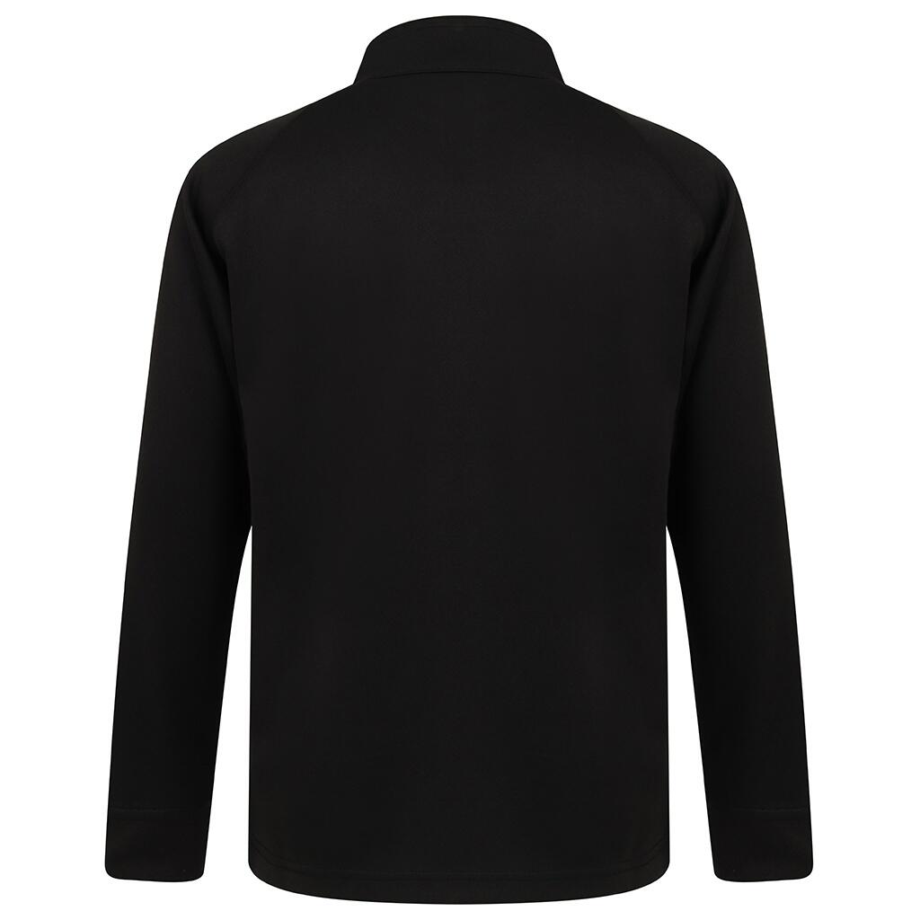 Strick Trainingsjacke Jungen Schwarz/Schwarz 2/3