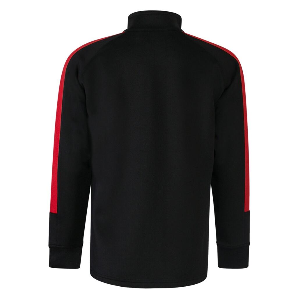 Strick Trainingsjacke Jungen Schwarz/Rot 2/3