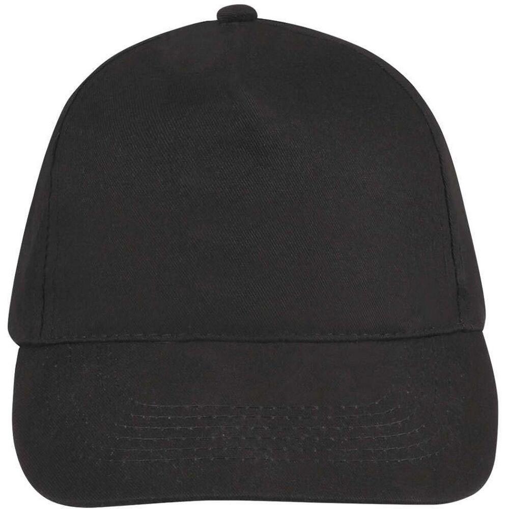 Unisex Sunny 5 Panel Baseball Cap (Dark Grey) 4/5