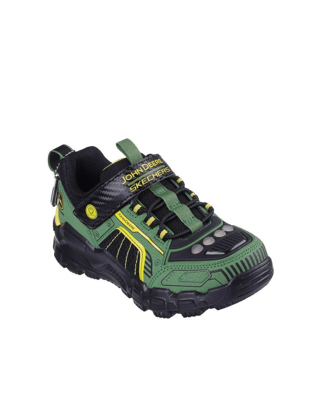 Zapatillas Skechers Lights adventure track Verde 3/5